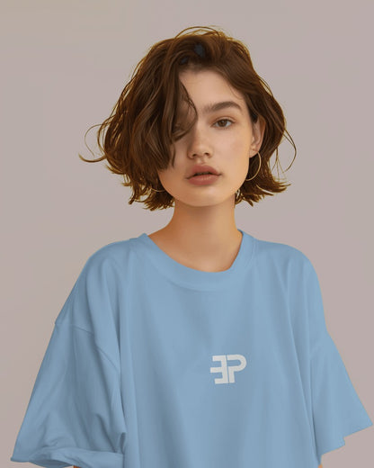 Oversized Tee - Blue