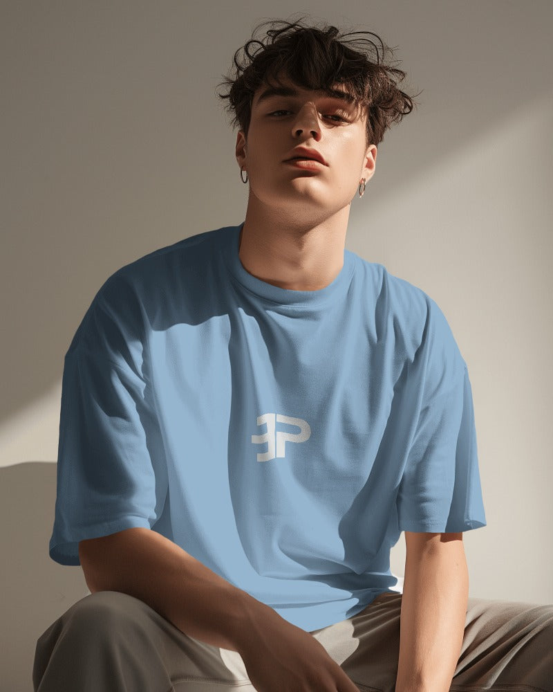 Oversized Tee - Blue