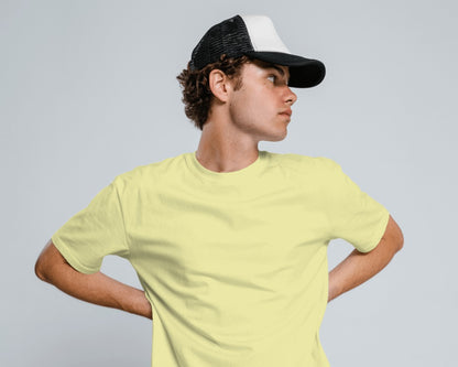 Crew Neck Tee - Butter Yellow