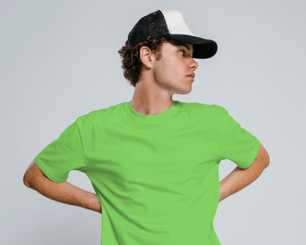 Crew Neck Tee - Liril Green