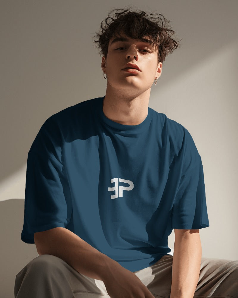 Oversized Tee - Navy Blue