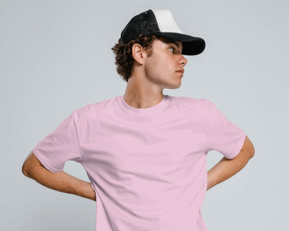 Crew Neck Tee - Pink