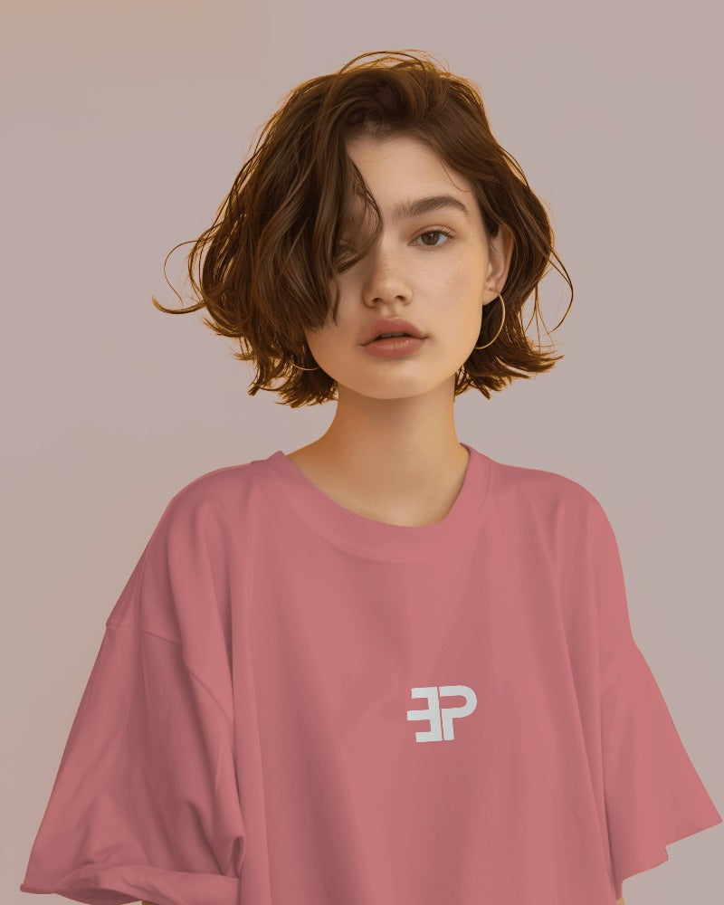 Oversized Tee - Rose