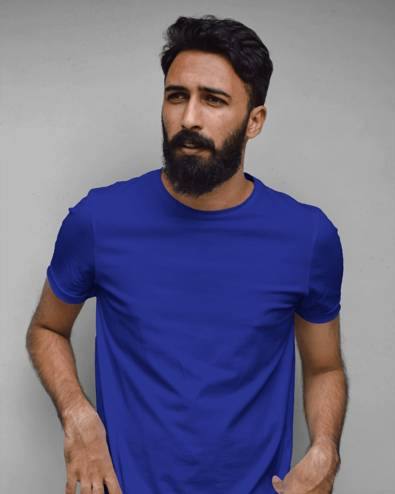 Crew Neck Tee - Royal Blue