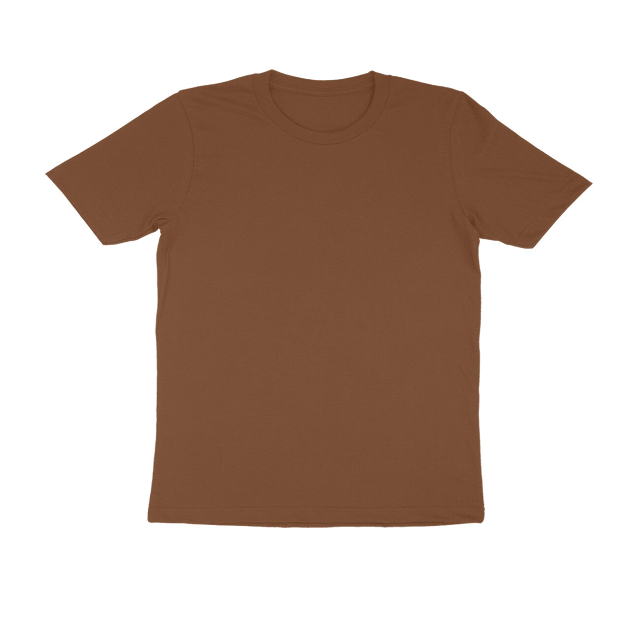 Crew Neck Tee - Coffee Brown