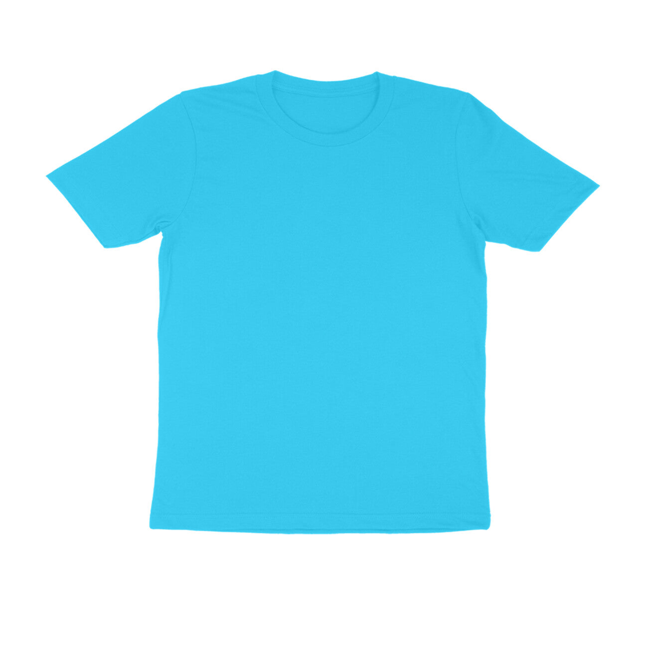 Crew Neck Tee - Sky Blue