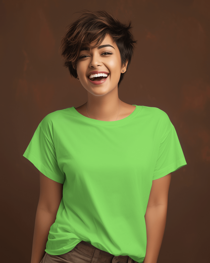 Crew Neck Tee - Liril Green