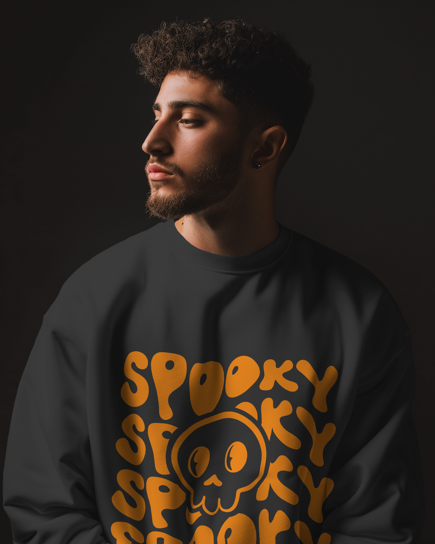 Sweatshirt - Spooky Skull